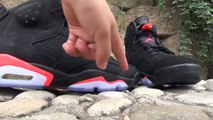 Authentic Air Jordan 6 Black Infrared 3M Reflective Review