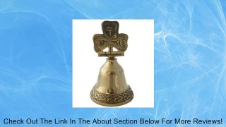 Brass Bell with Shamrock Handle From Ireland Review