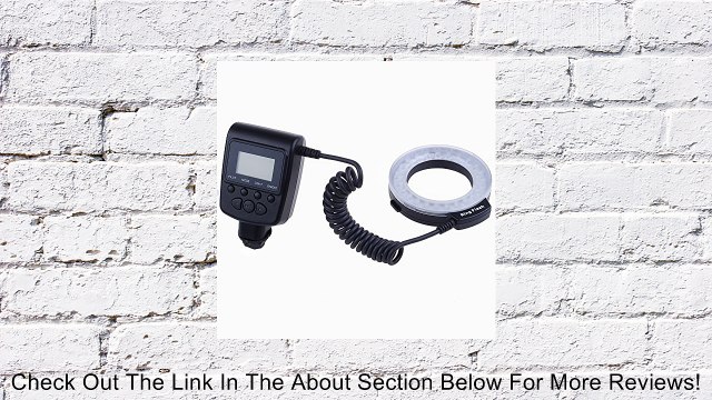 LED Macro Ring Flash Light Kit for Sony Alphy DSLR Cameras A500, A550, A560, A580, A900, A850, A200, A230, A290, A390, A33, A55, A65, A77 Review