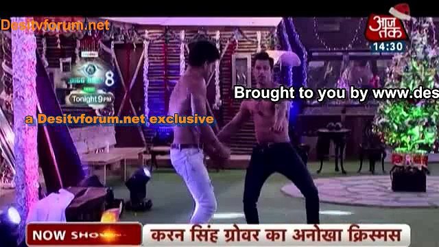 Bigg Boss Ke Ghar Mein Karan Singh Grover Ka Shirtless Avataar