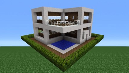 Minecraft Tutorial: How To Make A Quartz House - 8
