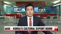 Korea's export in cultural sectors in 2014 to reach all-time high ever
