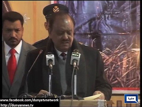 Terrorists Have no Religon says President of pakistan Mamnoon Hussain.