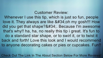Ateco #869 French Star Large Decorating Tip Review
