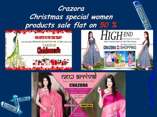 Crazora Offers For Christmas Sale Flat on 50 % - On All Products