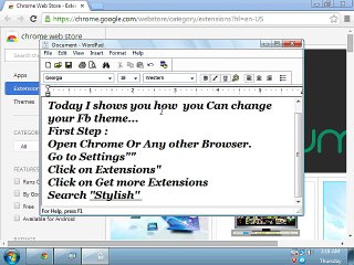 How to Change you fb theme or Background 100% Works.