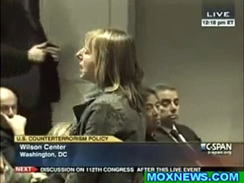 American Lady raise her voice against drone but we Pakistani has never done it