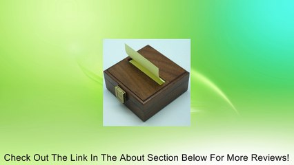 Unique Pop-up Post-it Solid Wood Dispenser - Teacher Gift Review