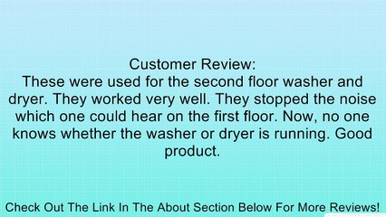 Ideaworks JB6368 S/4 Anti Vibration Pads Review