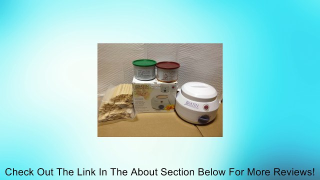 Satin Smooth-single Wax Warmer,machine,heater KIT with Organic and Mojito Wax Review