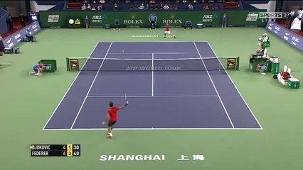 Shanghai Master 2014 Semifinal Roger Federer vs Novak Djokovic Highlights