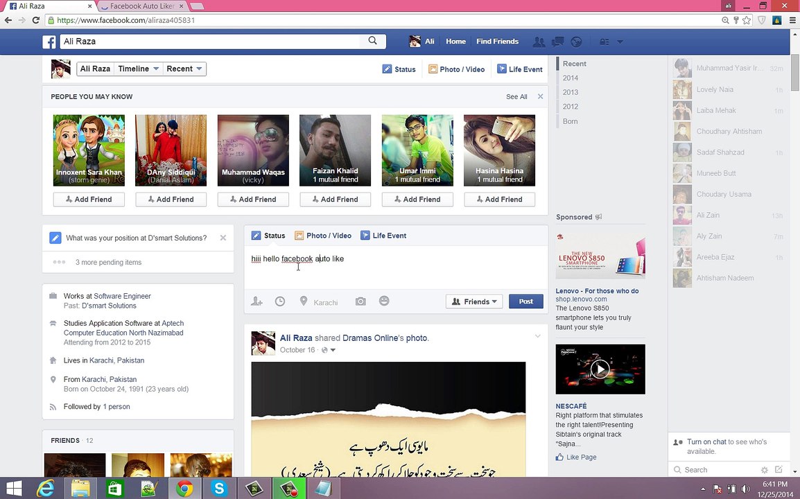 Auto-Liker Facebook - Facebook Auto Liker Auto Like Facbook Status