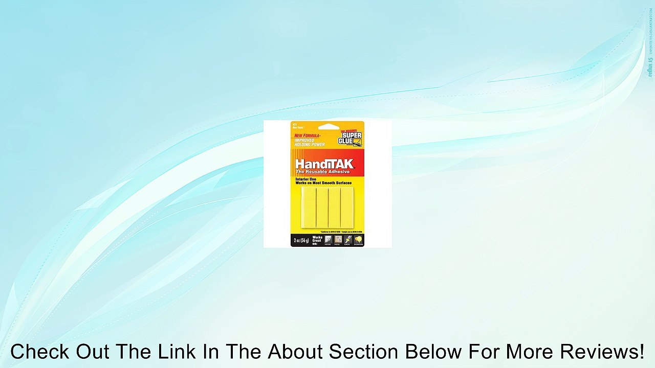 Super Glue (8 Pack) Handi-Tak Reusable Non-Toxic Adhesive Review