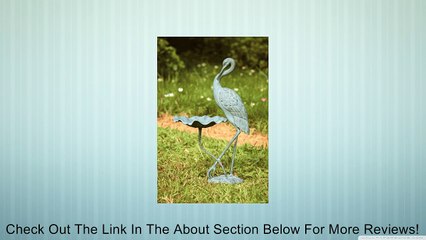 San Pacific Summer Crane Bird Bath Review