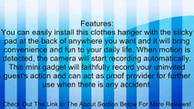 New High Definition Motion-Activated Clothes Hanger high-defition Camera - DVR with TF Card Slot Surveillance Hidden Review
