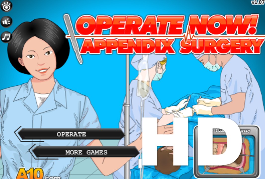 Doctor Surgery Games -Appendix Surgery Game - Gameplay Walkthrough