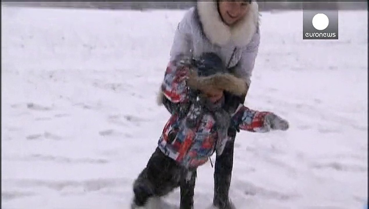 کریسمس برفی در مسکو
