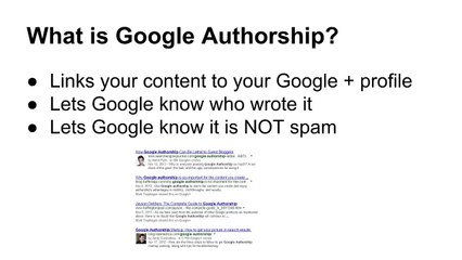 Download Video: Google Authorship Tutorial - markup for wordpress and general sites