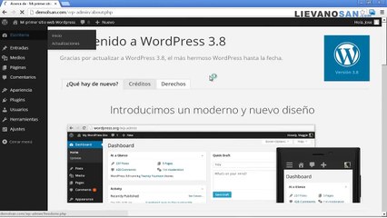 Tutorial de Wordpress desde cero 2014 -- Video 5 Barra de herramientas