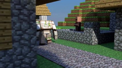 Minecraft 3D Animation - Typical trading