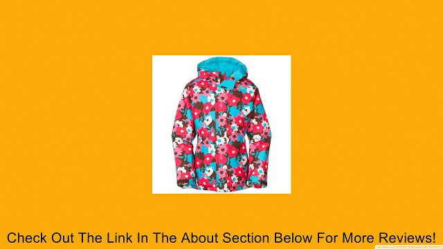 THE NORTH FACE Girls' Insulated Denay Jacket L BURROW BROWN FLORAL Review