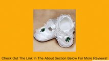 Corrine Girls White Pearl Christening Shoes Green Shamrock Baby 0-3 Review