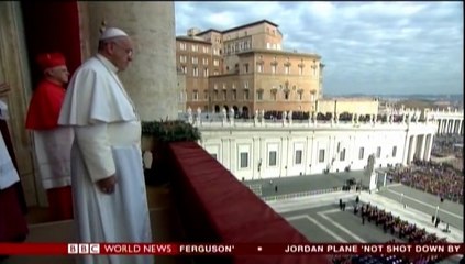 BBC ローマ法王 クリスマス・メッセージ 12/25