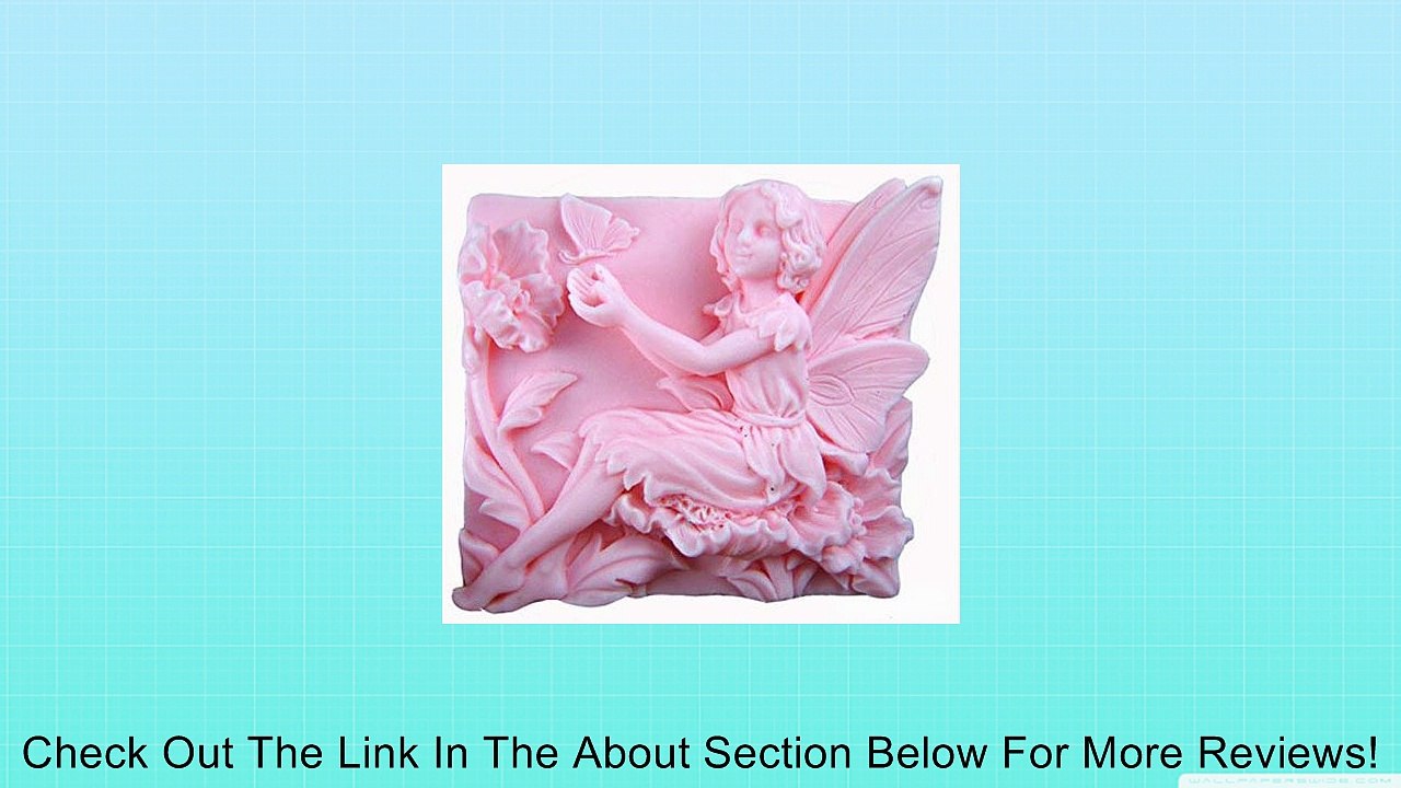 2.7" Fairy Flowers Play with Butterfly 50185 Craft Art Silicone Soap mold Craft Molds DIY Review