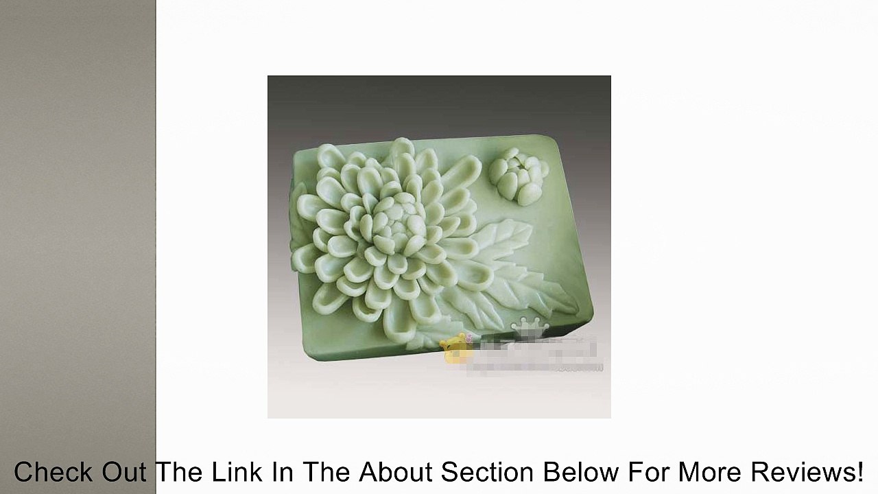 2.9" chrysanthemum 50304 Craft Art Silicone Soap mold Craft Molds DIY Review