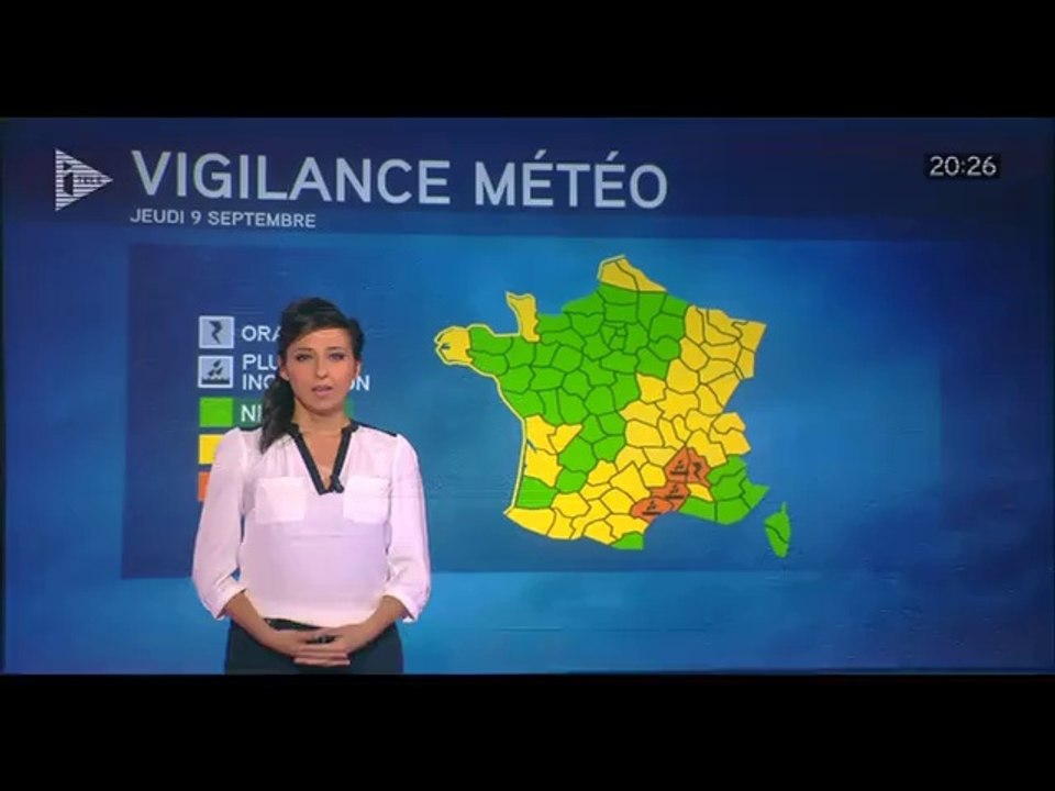 2014 10 09 - MARLENE DURET - ITELE - LA METEO
