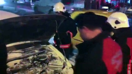 Sürücü canını zor kurtardı