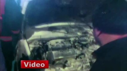 Gaz Sıkışması Yaşanan Araçta Patlama