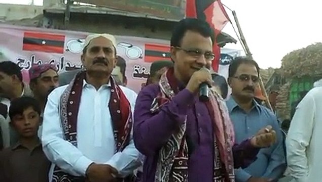 Bedari March- Ayaz Latif Palijo speech at Bathoro 26Dec 2014
