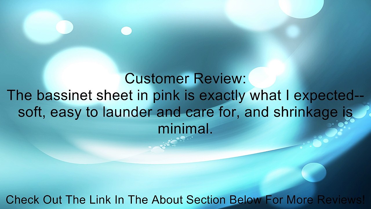 Bassinet Sheet Poly/Cotton Review