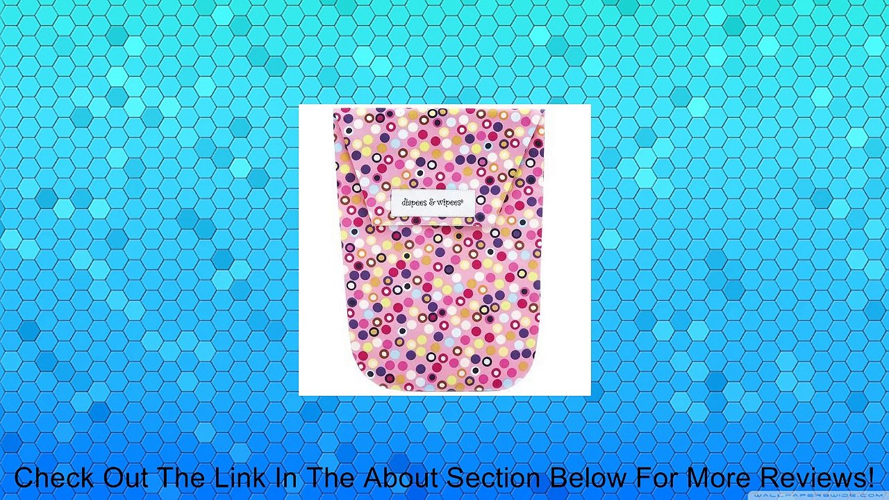 diapees & wipees Diaper Pouch with Wipes Case - Hot Dot Review