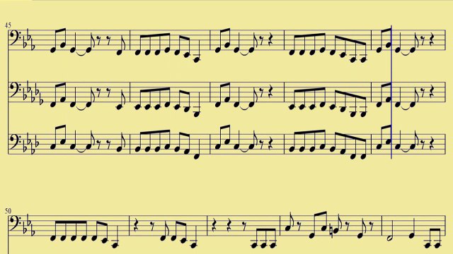 [ Bb, C, F, Tuba ] Dark Horse - Katy Perry - downloadsheetmusic.com.br