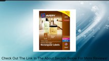 Avery Print - To - The - Edge Rectangular Labels, Glossy Clear, 2 x 3 Inches, 80 Labels (22822) Review