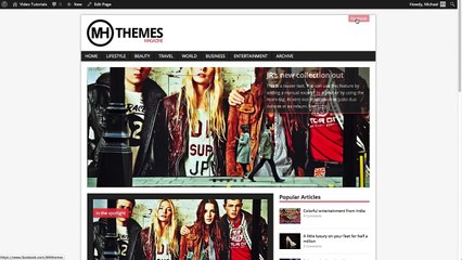 Video Tutorial MH Magazine WordPress Theme