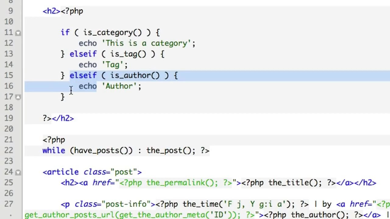 WordPress Archive Tutorial (archive.php)