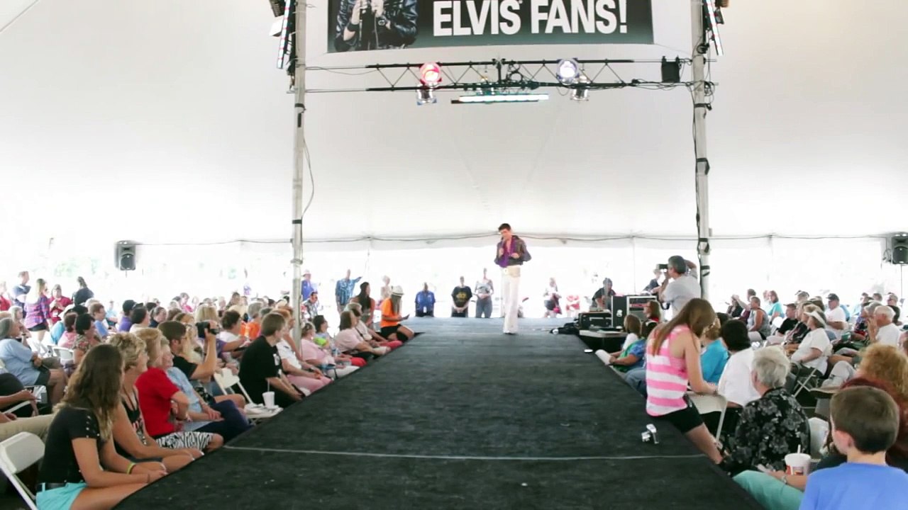 Taylor Rodriguez sings How Great Thou Art Part 1 Elvis Week 2014 video