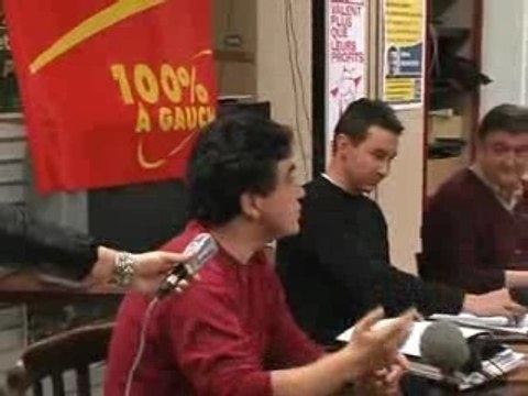 Conférence de presse de la LCR