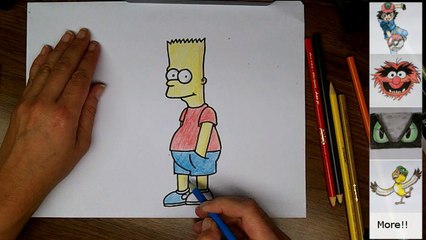 Bart Simpson Speed Drawing Fan Art