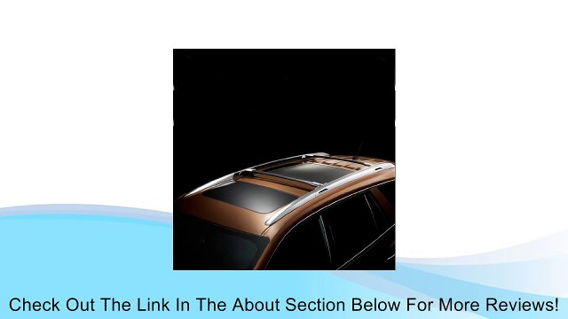 GM # 12499978 Roof Rack Cross Rail Package - Black Rails with Chrome End Cap Review