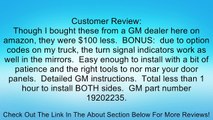 Genuine GM Accessories 19202235 Outside Rear View Mirror Review