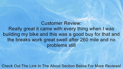 Nashbar Mechanical Disc Brake Set Review