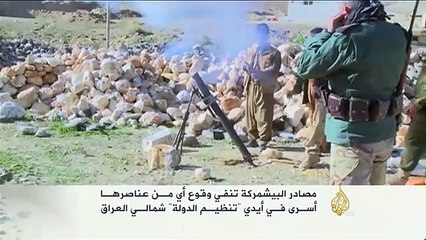 تجدد القتال بين تنظيم الدولـة والبشمركة شرقي سنجار