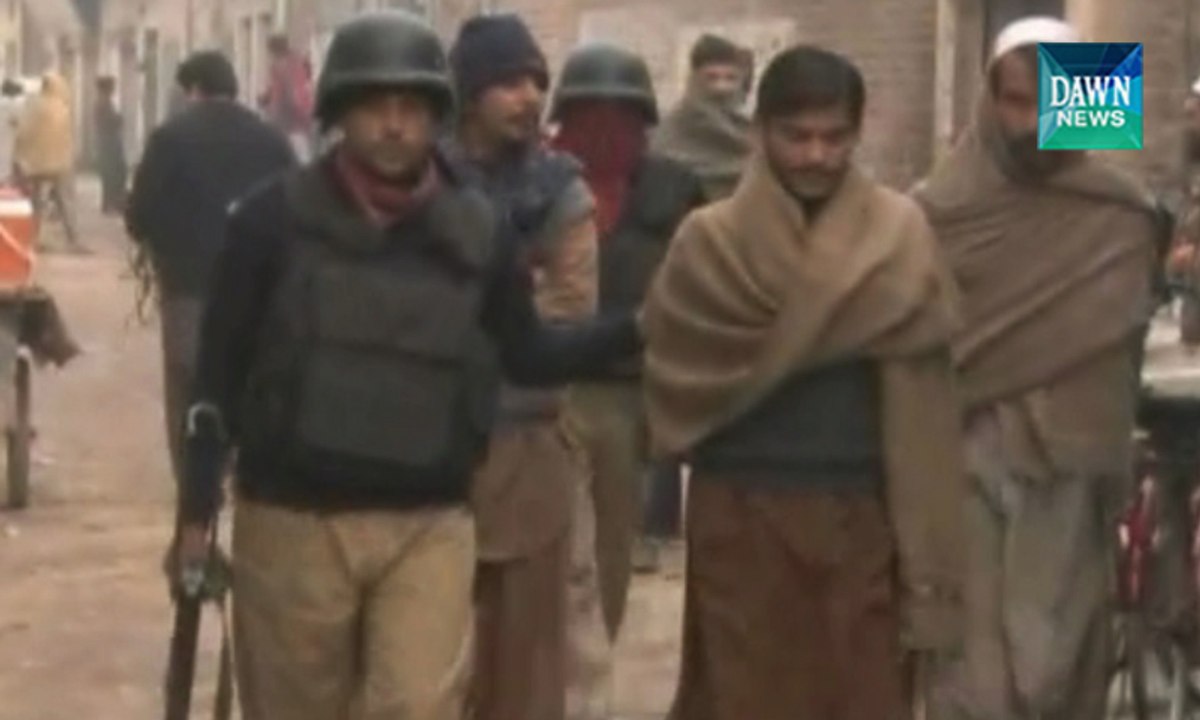 Search operation in different cities, dozen arrested