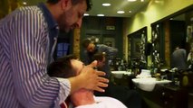 Turkish Barber Wet Shave, London UK. - Jack The Clipper's 'Dig in the Grave with a Hot Simon Cowell'