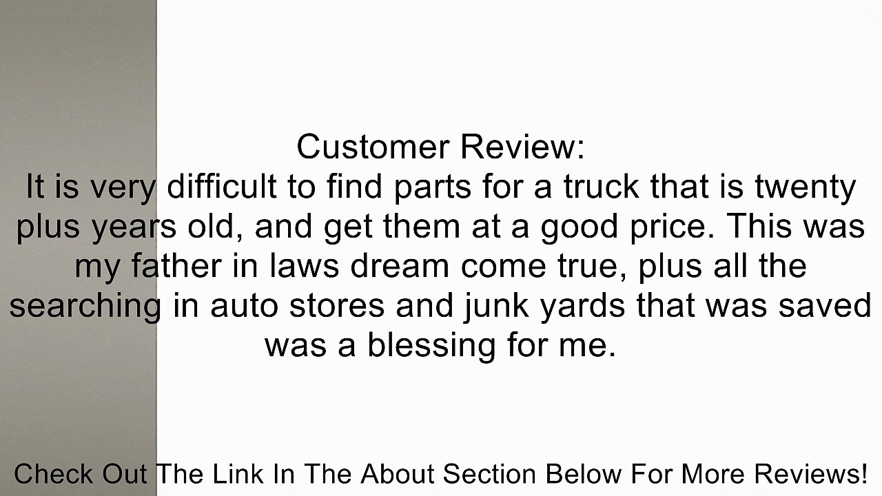 Ford F-Pickup Truck 73-75 Parking Light Driver or Passenger Side White Review