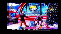 Kenny Smith Pushes Shaquille O'Neal On TNT Inside The NBA 2014